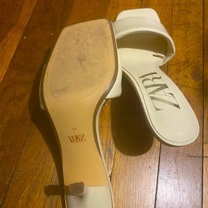 Zara kitten heel sandal worn twice